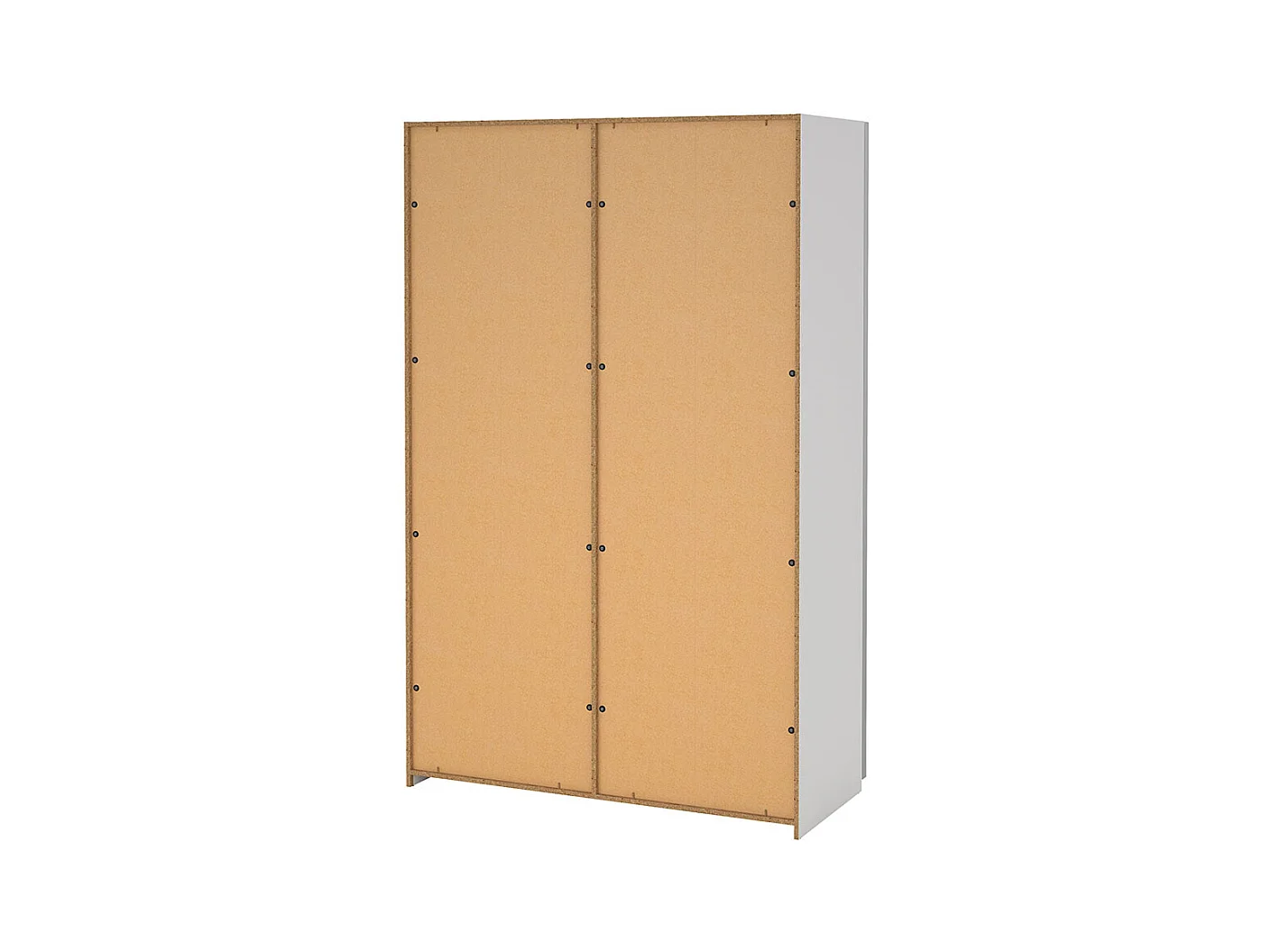 Bergamo schuifdeurkast 2 deuren 140x220cm wit.