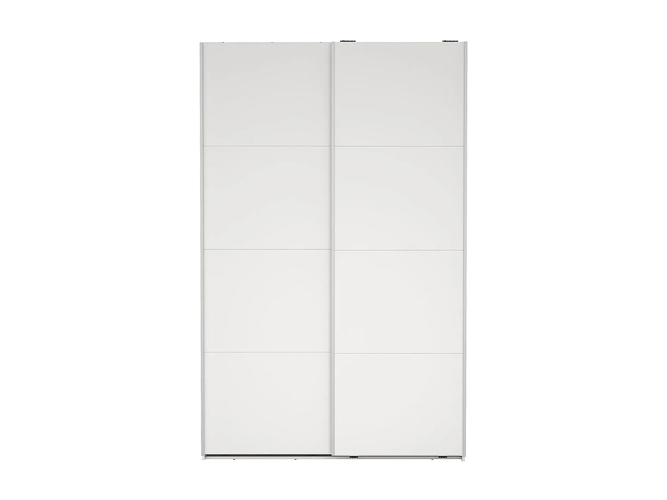 Bergamo armoire coulissante 2 portes 140x220cm blanc.