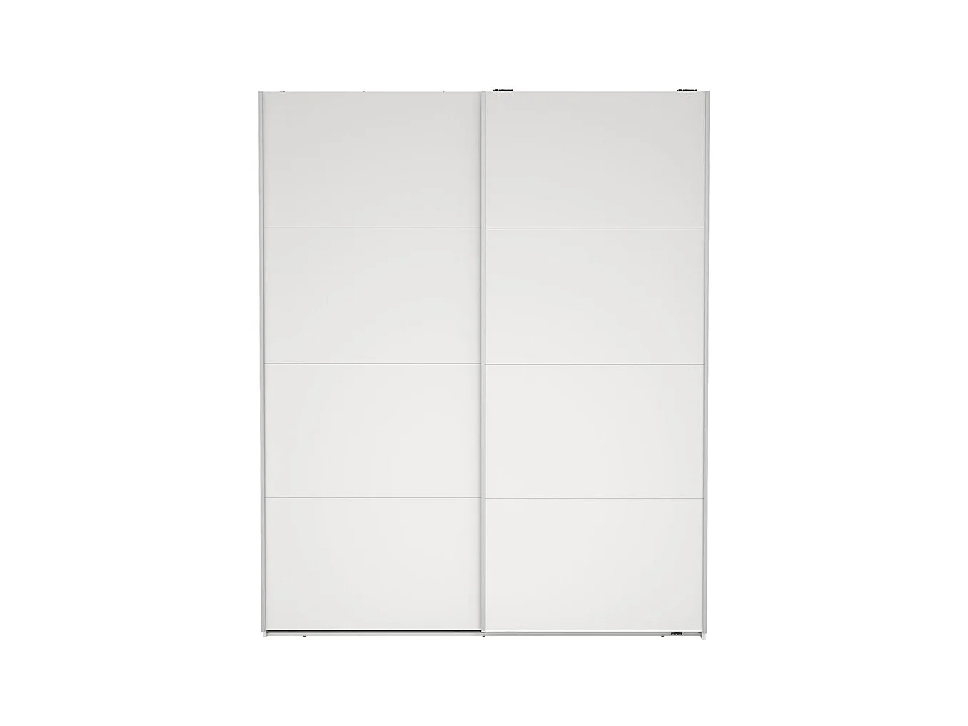 Bergamo schuifdeurkast 2 deuren 180x220cm wit.