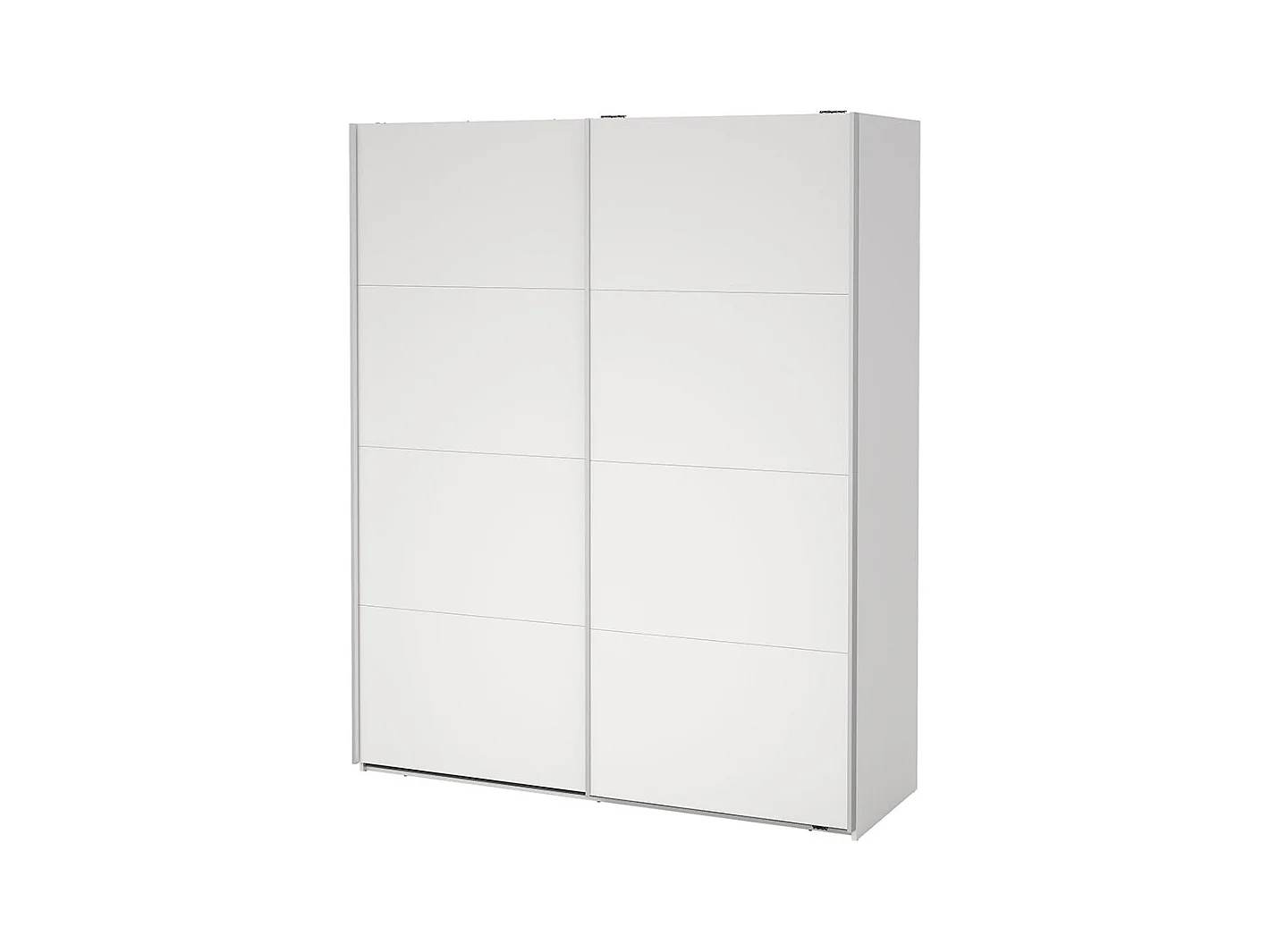 Bergamo schuifdeurkast 2 deuren 180x220cm wit.