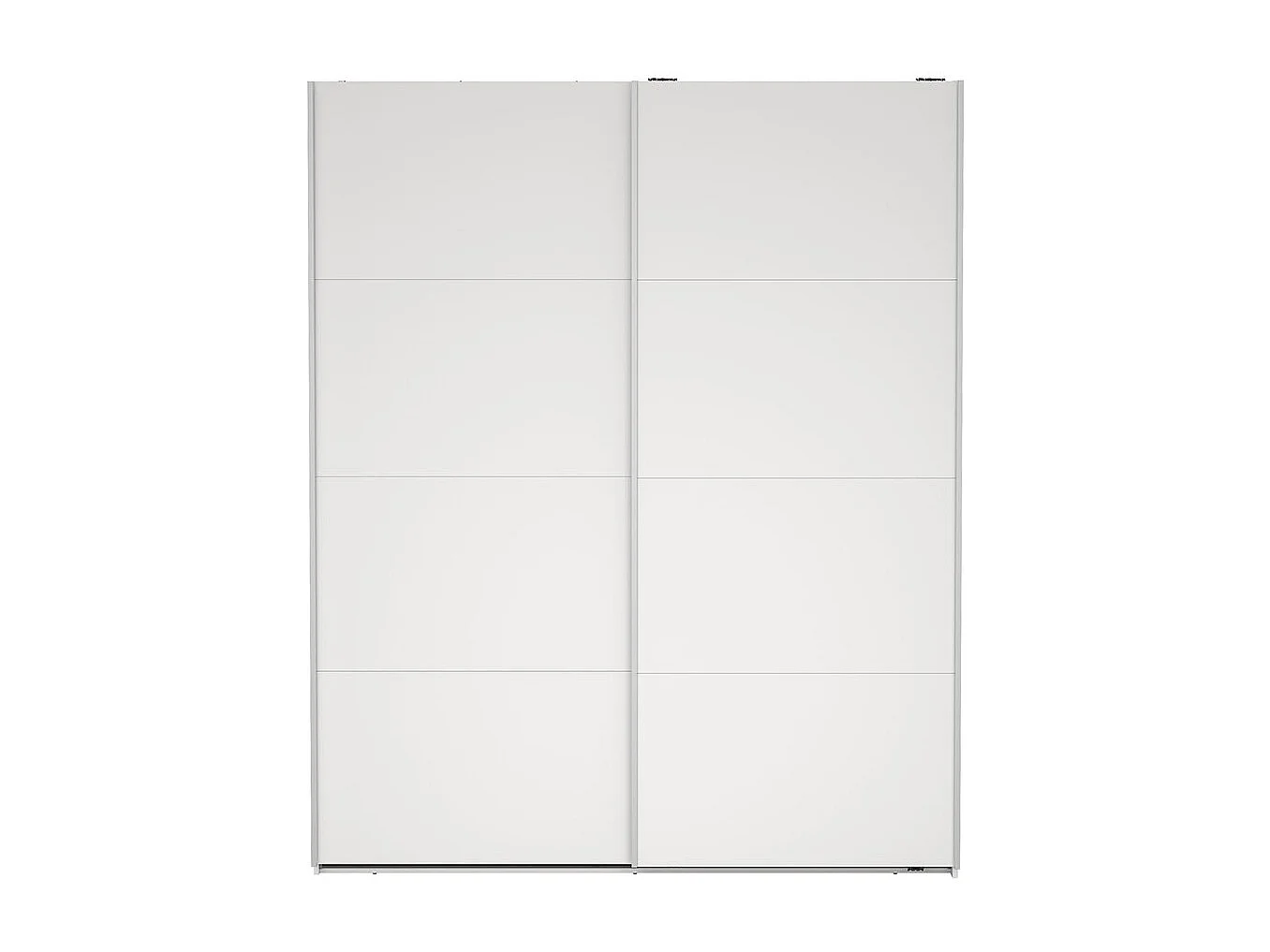 Bergamo Schiebetürenschrank 2 Türen 180x220cm weiß.