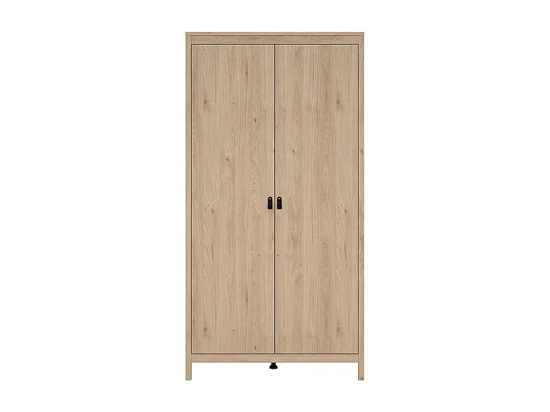 Madrid Kleiderschrank 199x103x59cm, 2 Türen Eichen-Dekor.