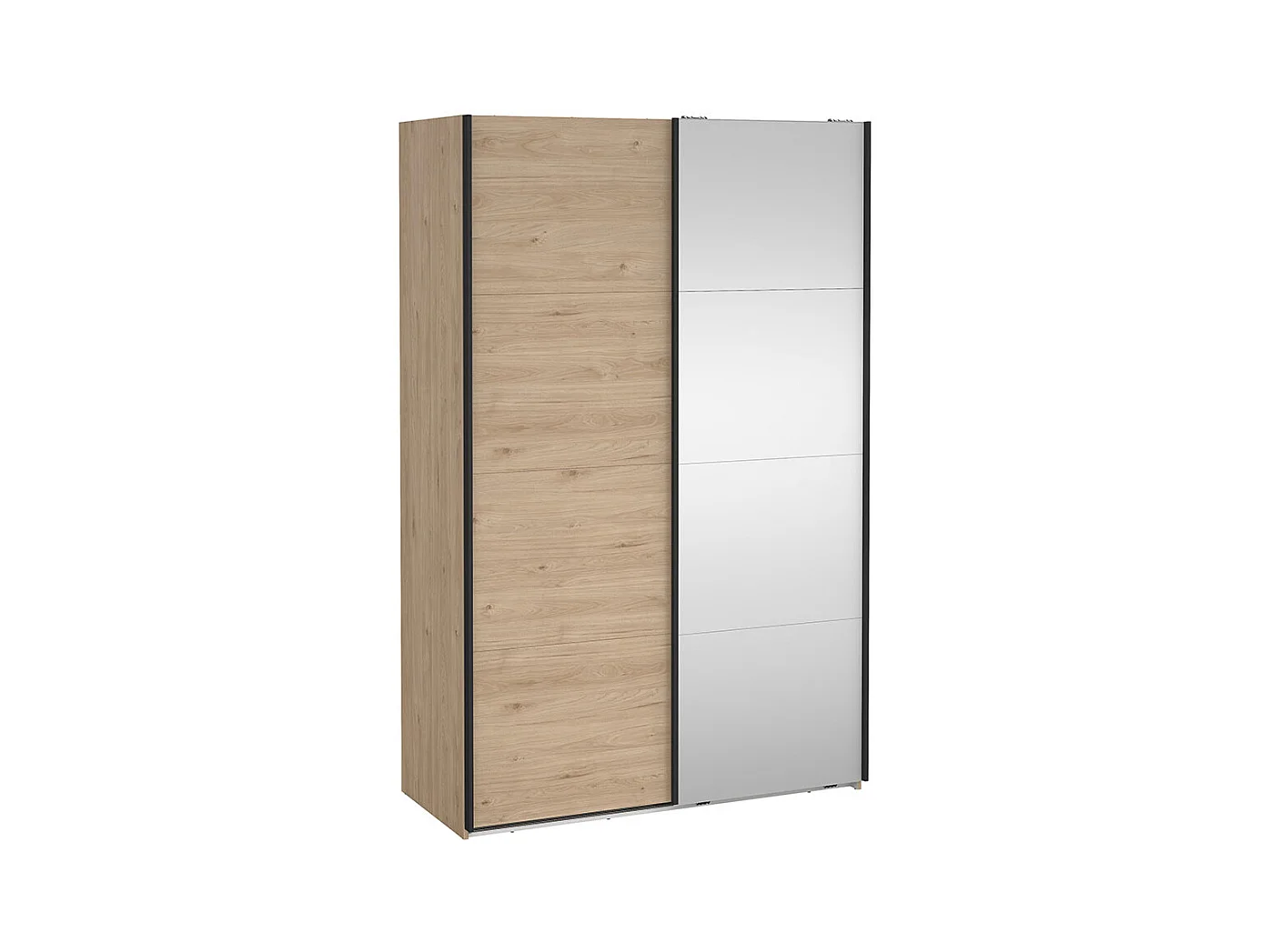 Bergamo Schiebetürenschrank 2 Türen 140x220cm Eiche Dekor.