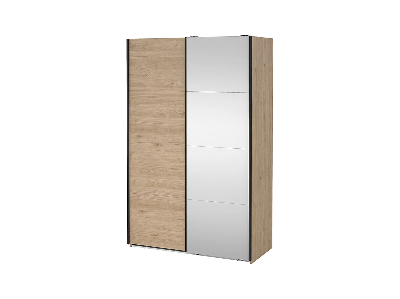 Bergamo Schiebetürenschrank 2 Türen 140x220cm Eiche Dekor.