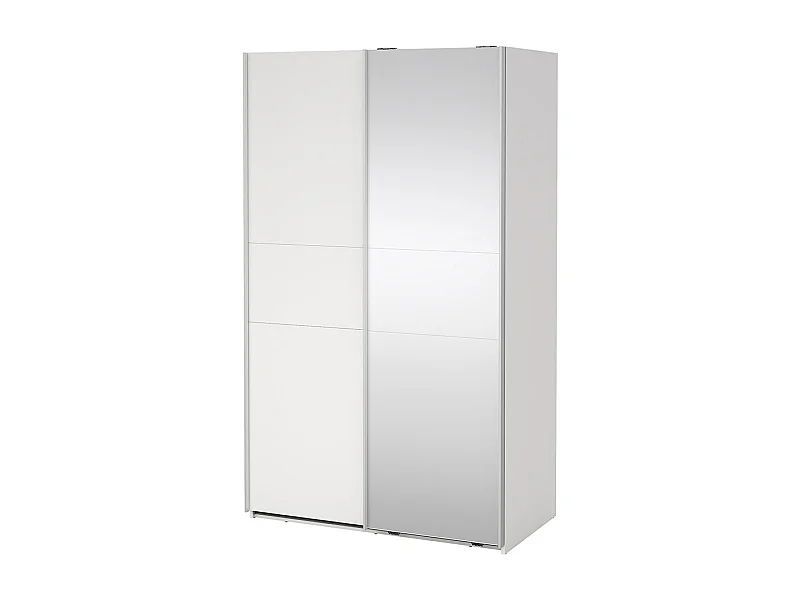 Como armoire coulissante 2 portes 120x200cm blanc.