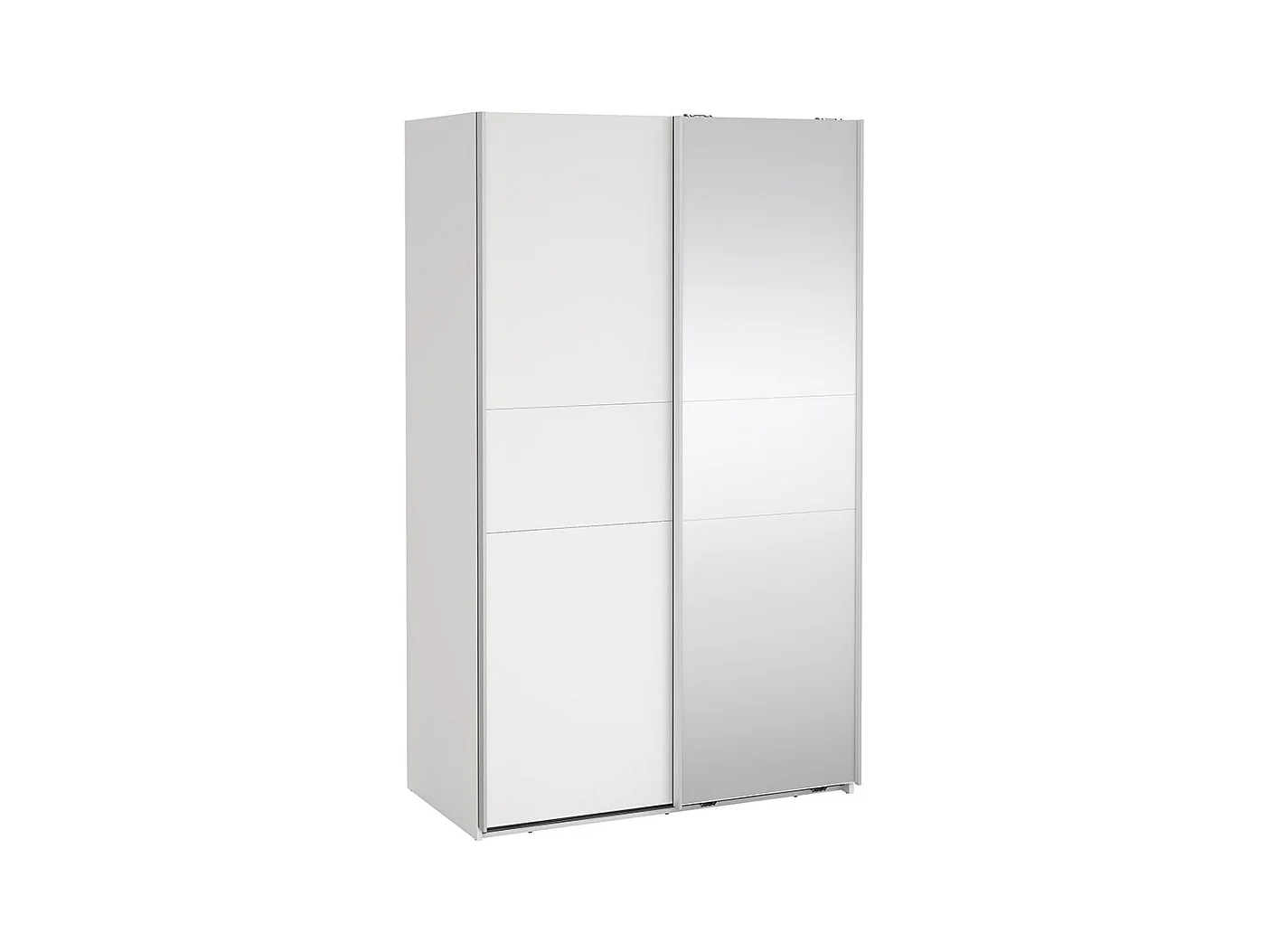 Como schuifdeurkast 2 deuren 120x200cm wit.