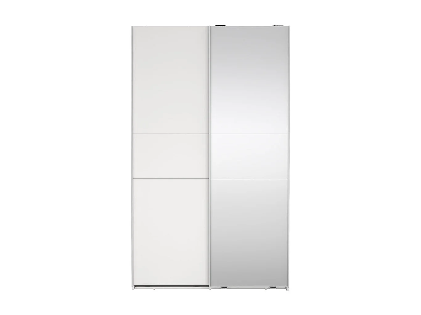 Como schuifdeurkast 2 deuren 120x200cm wit.