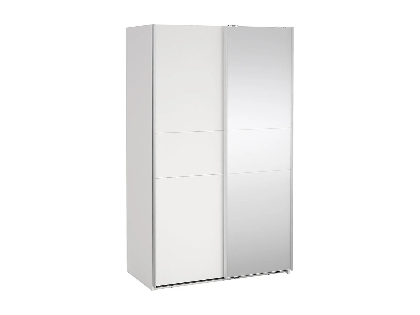 Como schuifdeurkast 2 deuren 120x200cm wit.