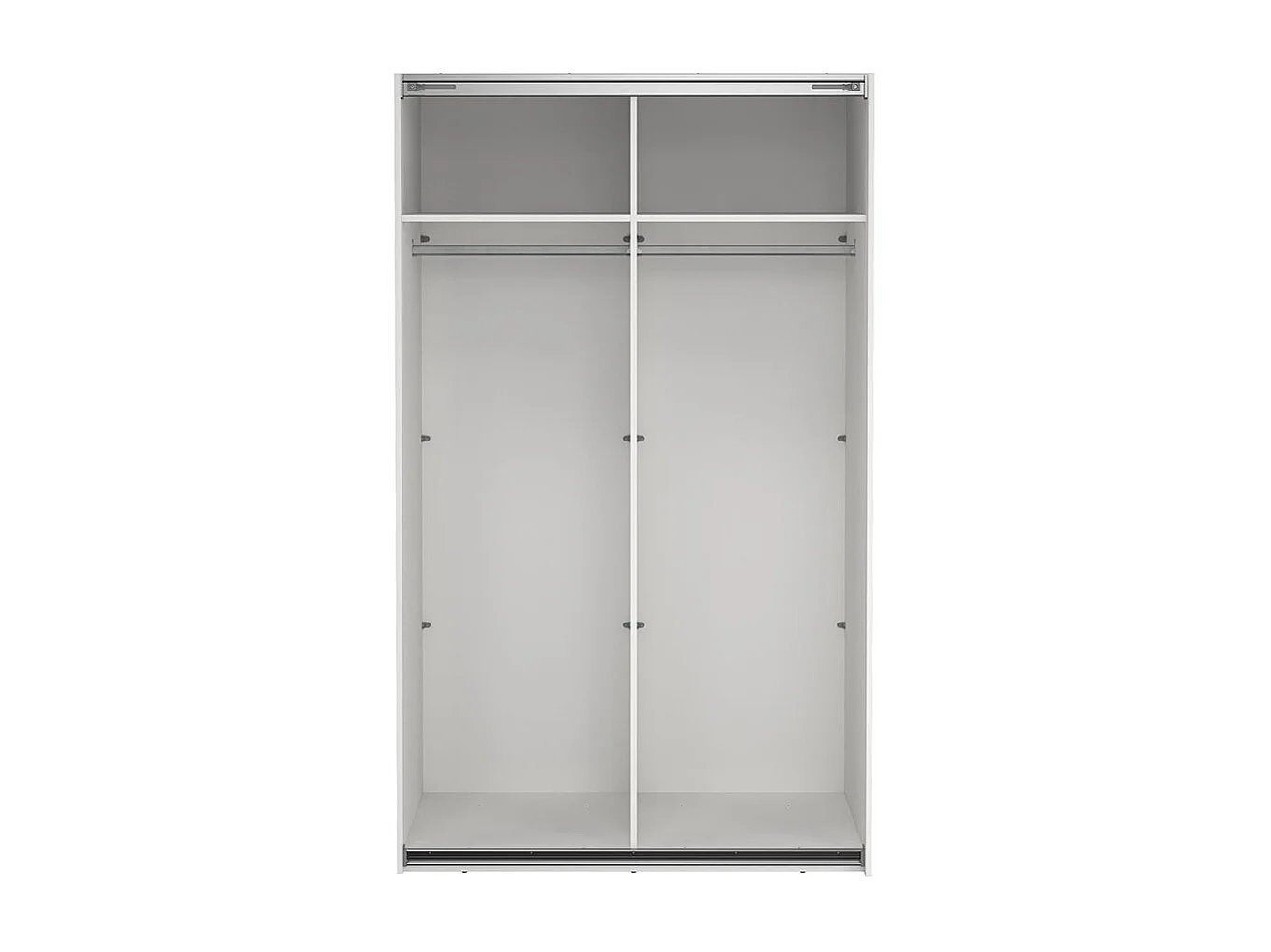 Como schuifdeurkast 2 deuren 120x200cm wit.