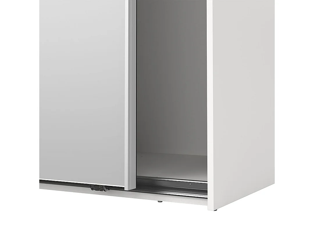 Como schuifdeurkast 2 deuren 120x200cm wit.