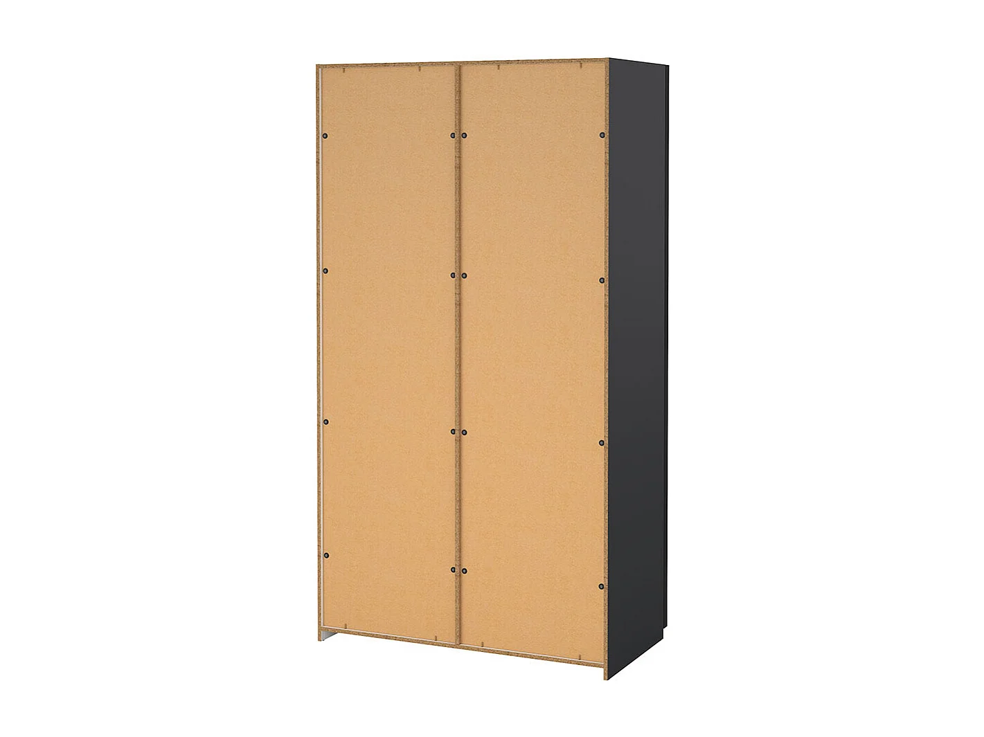 Como armoire coulissante 2 portes 120x220cm gris mat.