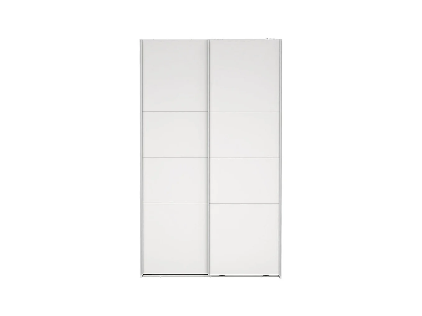 Catania armoire coulissante 2 portes 120x200cm blanc.