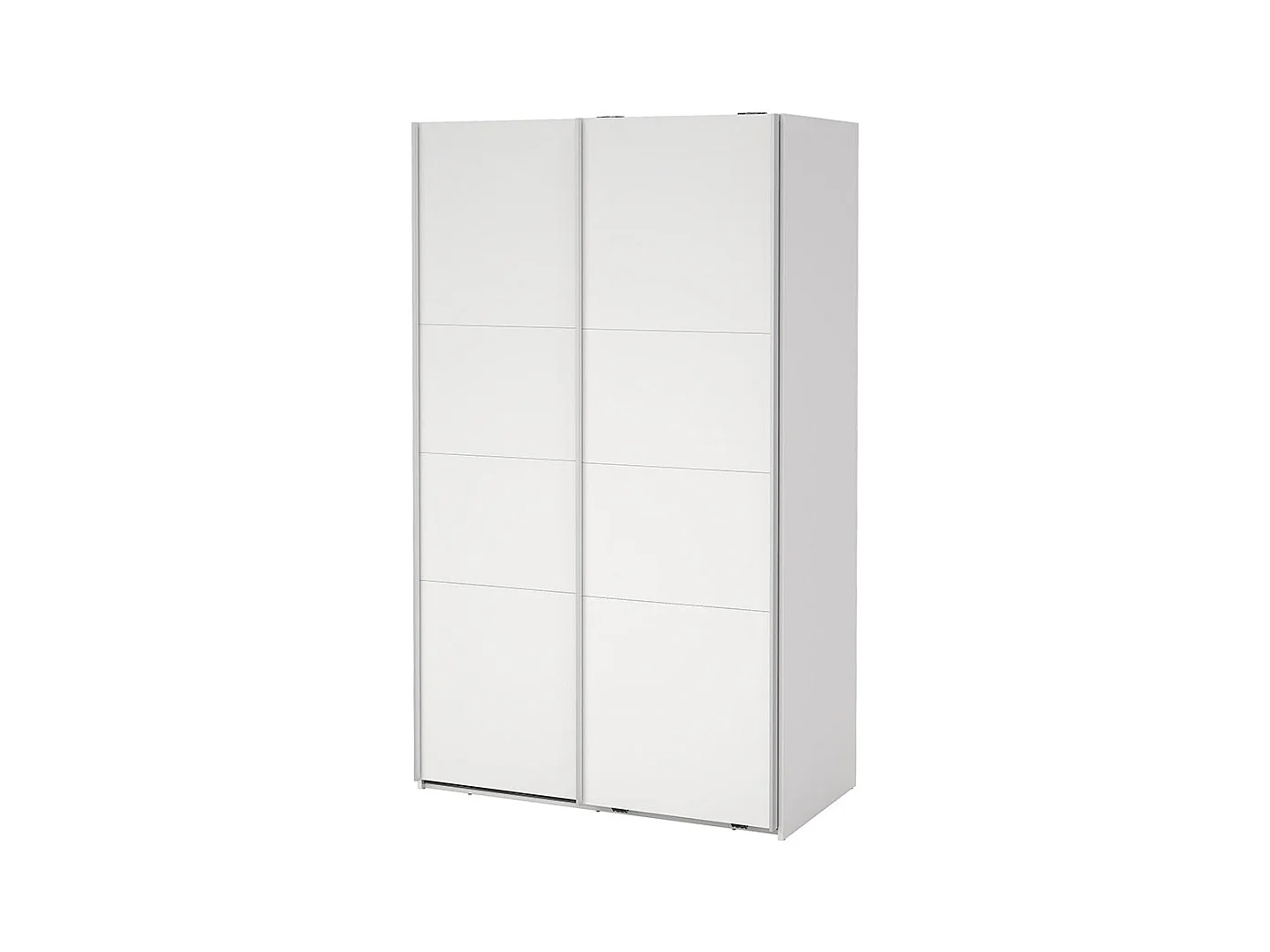 Catania Schiebetürenschrank 2 Türen 120x200cm weiß.