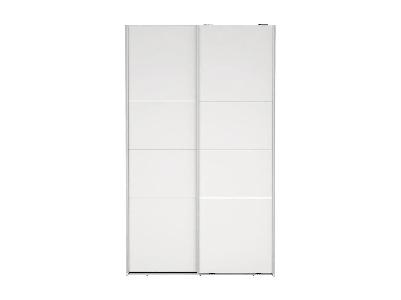 Catania Schiebetürenschrank 2 Türen 120x200cm weiß.