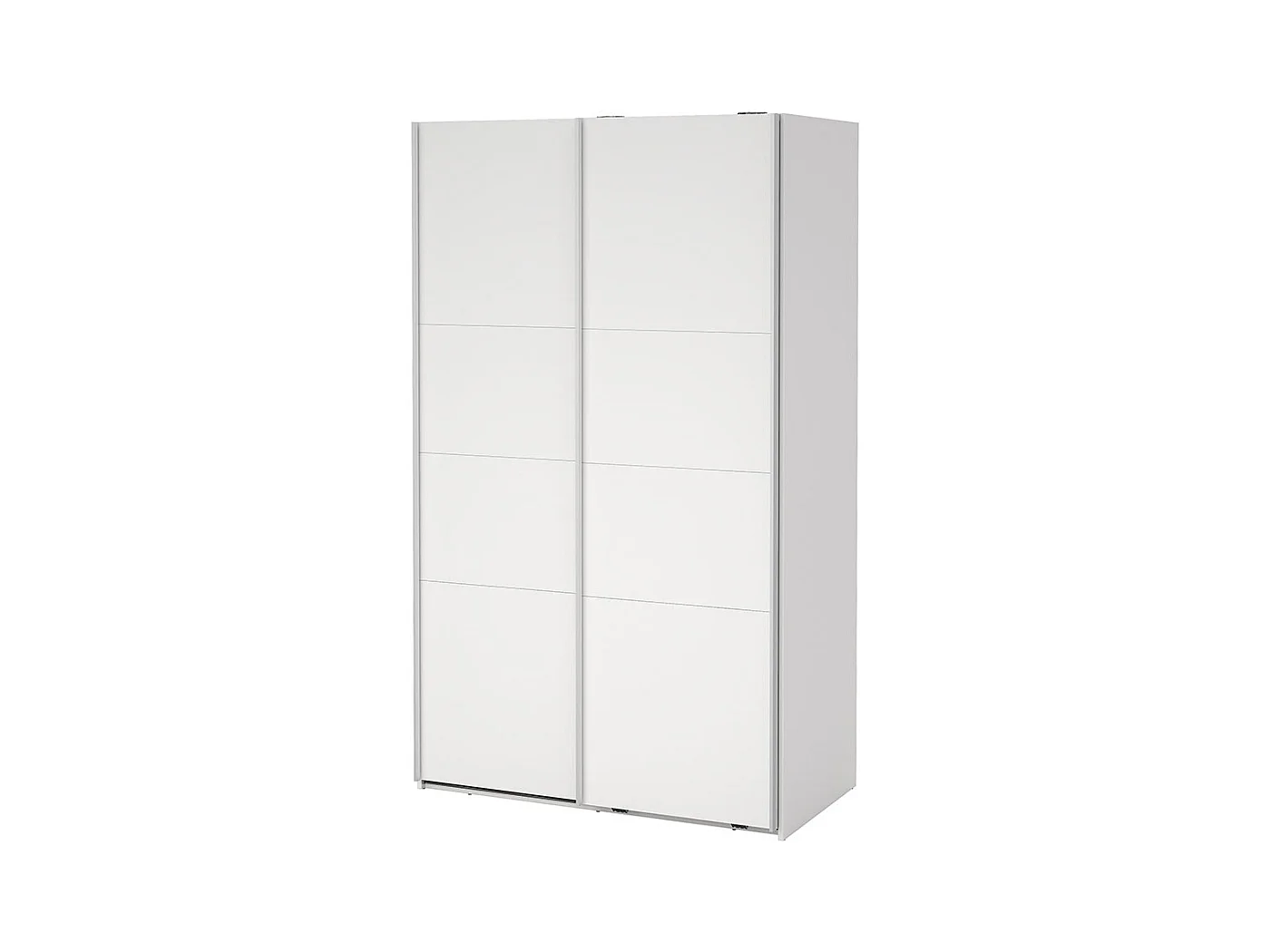 Catania Schiebetürenschrank 2 Türen 120x200cm weiß.