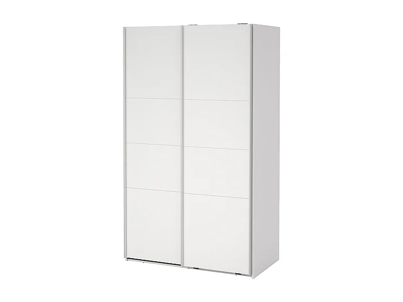 Catania armoire coulissante 2 portes 120x200cm blanc.
