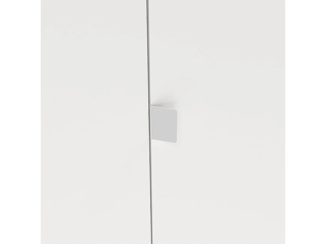 Next kledingkast 4 deuren 2 lades 197x200cm wit.