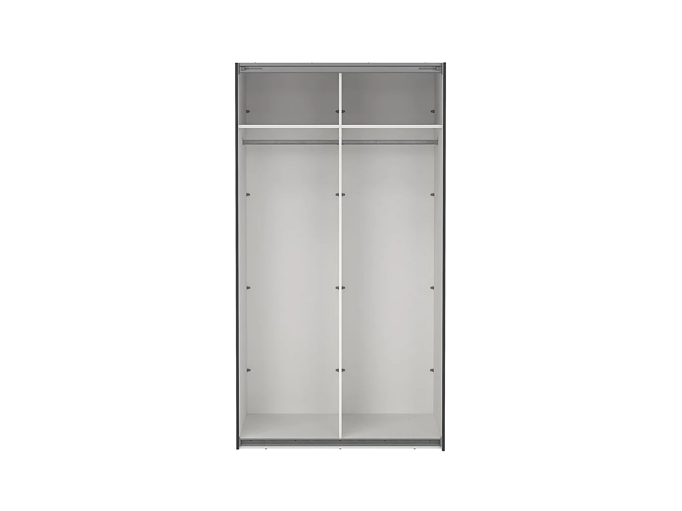 Como armoire coulissante 2 portes 120x220cm gris mat.