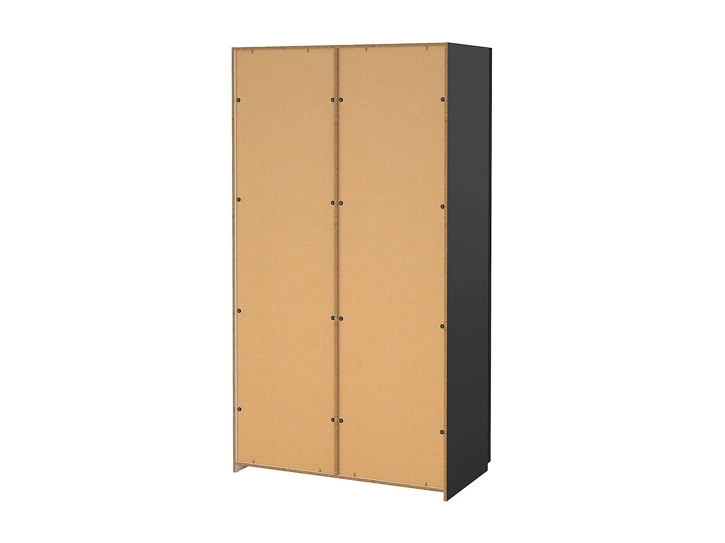Como armoire coulissante 2 portes 120x220cm gris mat.