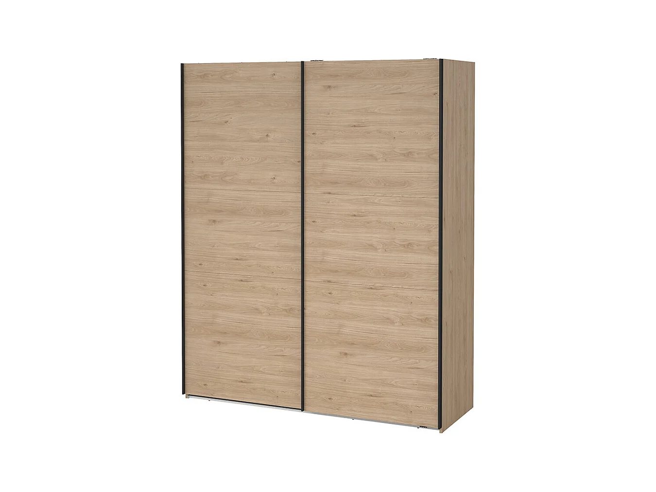 Como armoire coulissante 2 portes 180x220cm chêne décor.