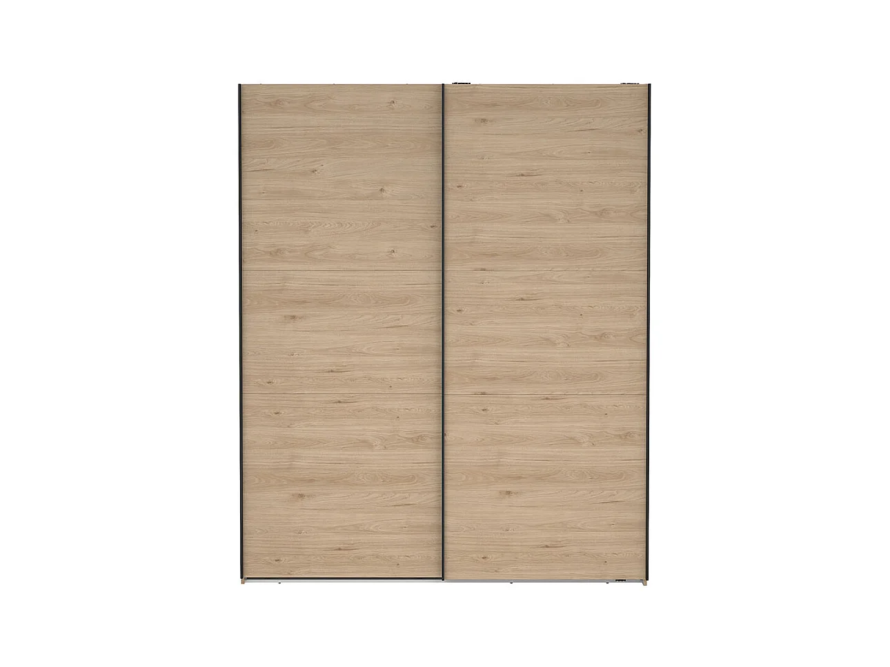 Como armoire coulissante 2 portes 180x220cm chêne décor.