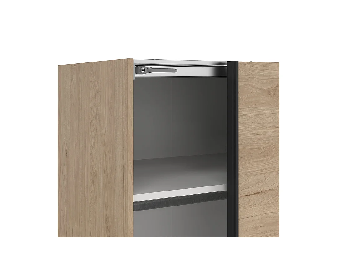 Como armoire coulissante 2 portes 180x220cm chêne décor.