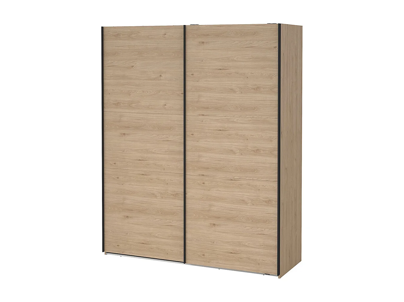 Como Schiebetürenschrank 2 Türen 180x220cm Eiche Dekor.