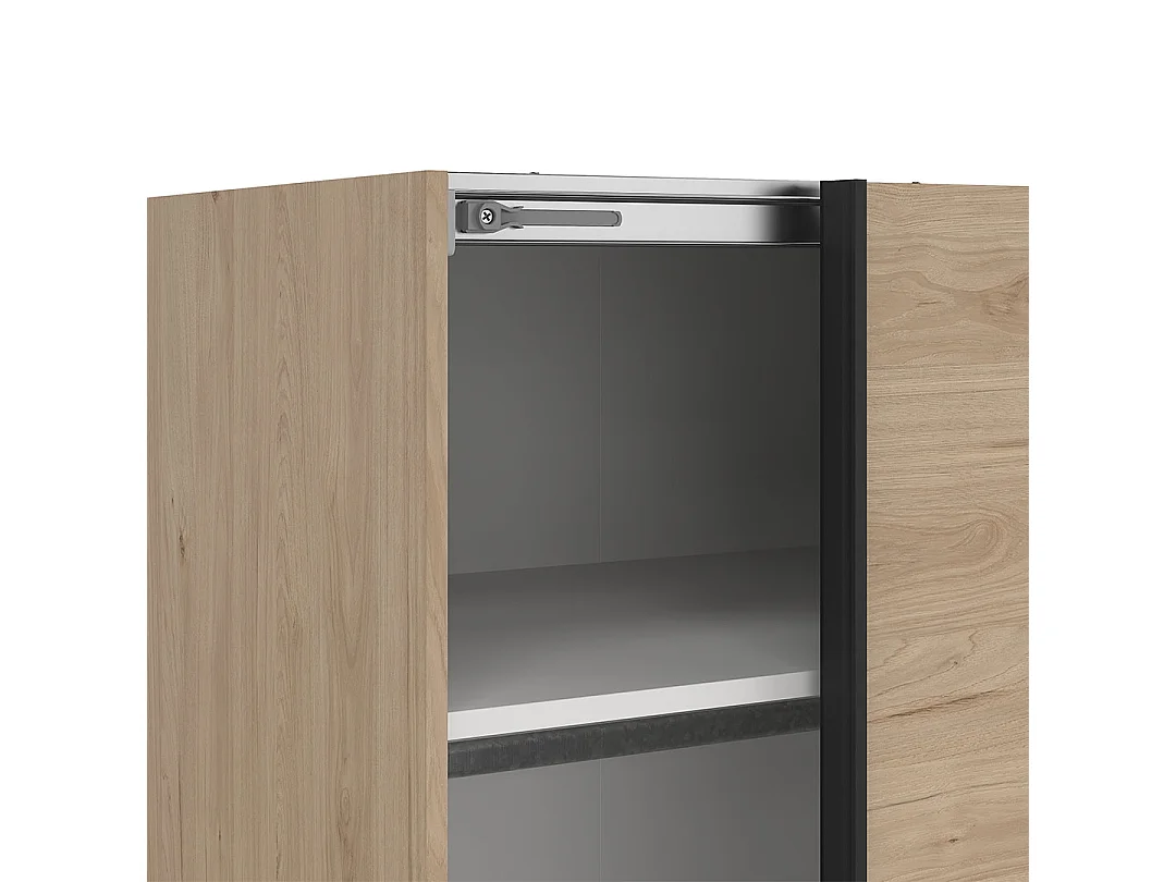 Como Schiebetürenschrank 2 Türen 180x220cm Eiche Dekor.