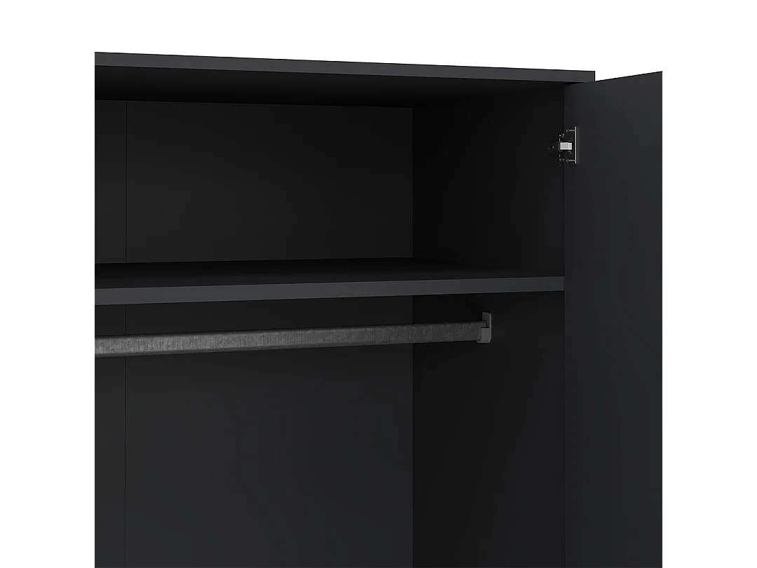 Armoire 2 portes et 2 tiroirs avec pieds en bois H200,1 cm - TARP