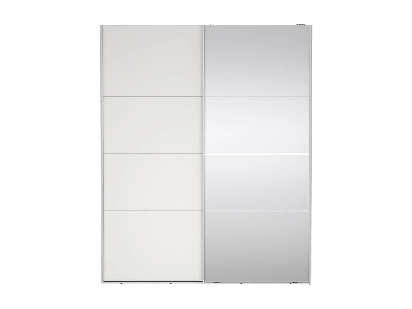 Catania schuifdeurkast 2 deuren 180x220cm wit.