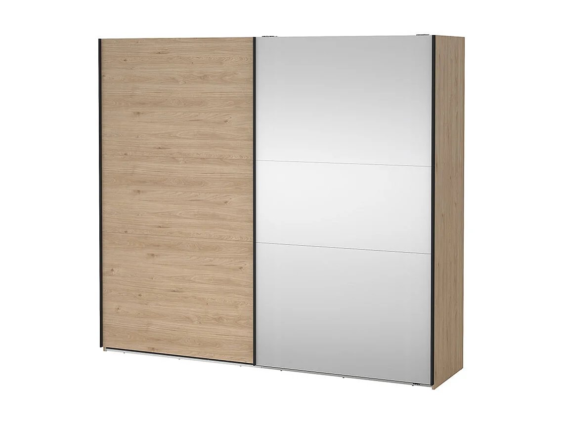 Como Schiebetürenschrank 2 Türen 245x220cm Eiche Dekor.