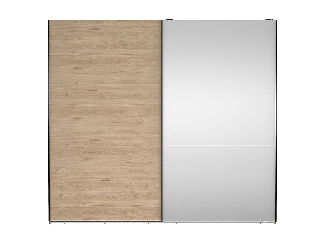 Como Schiebetürenschrank 2 Türen 245x220cm Eiche Dekor.