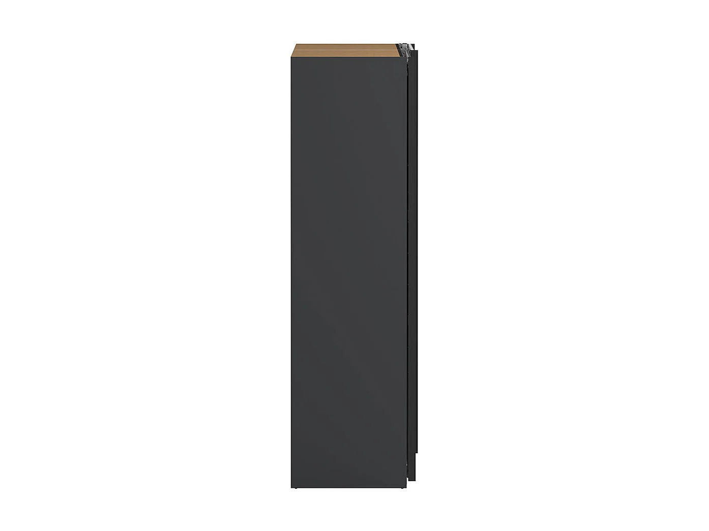 Como armoire coulissante 2 portes 245x220cm gris mat.