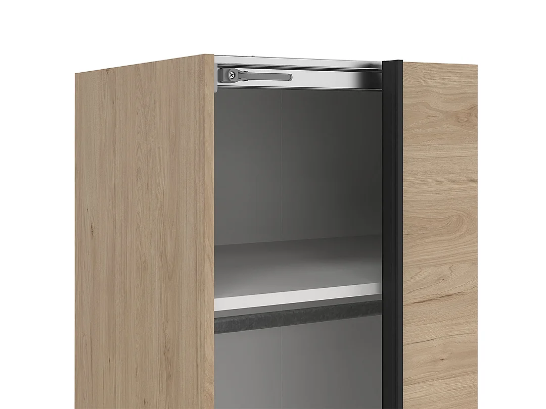 Como armoire coulissante 2 portes 180x220cm chêne décor.