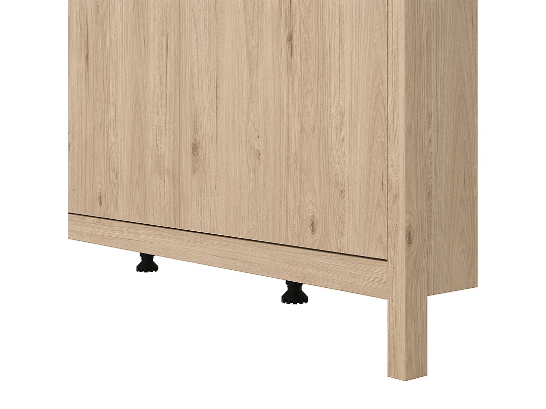 Madrid Kleiderschrank 199x150x59cm, 3 Türen Eichen-Dekor.