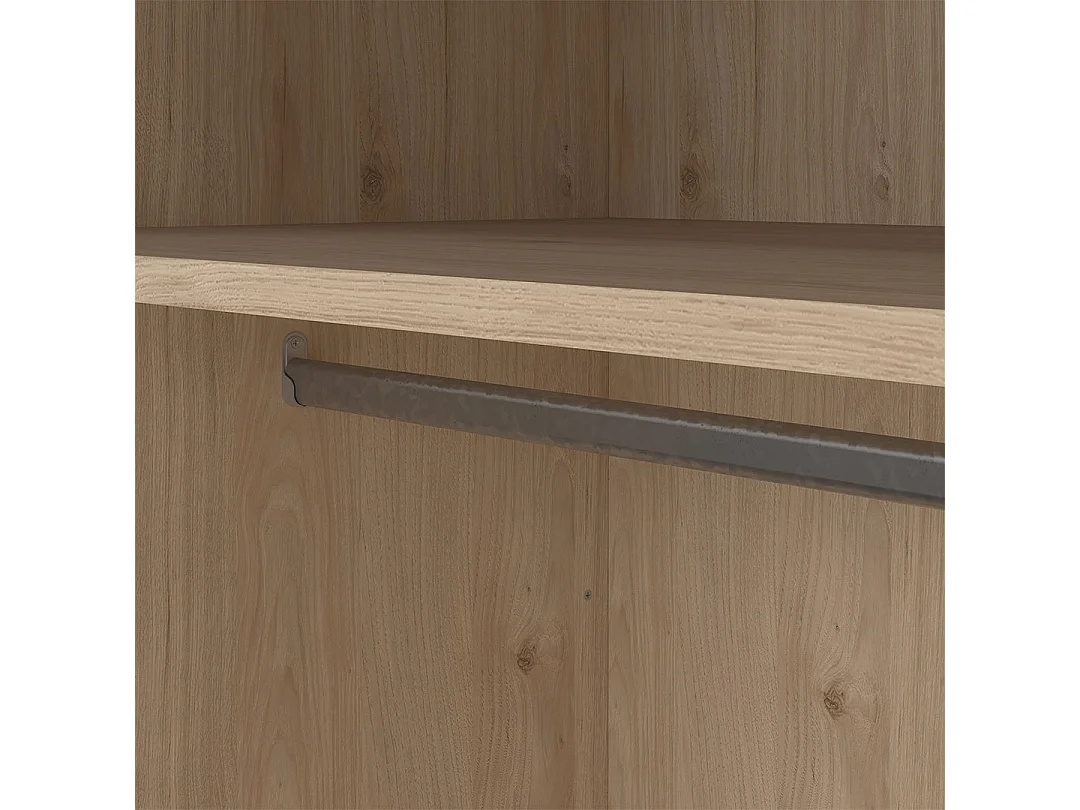 Madrid Kleiderschrank 199x150x59cm, 3 Türen Eichen-Dekor.