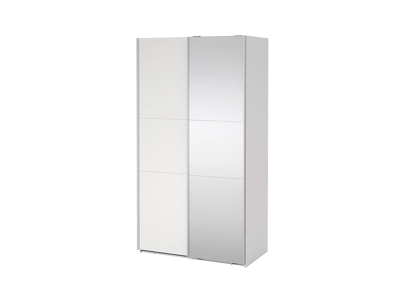 Como armoire coulissante 2 portes 120x220cm blanc.