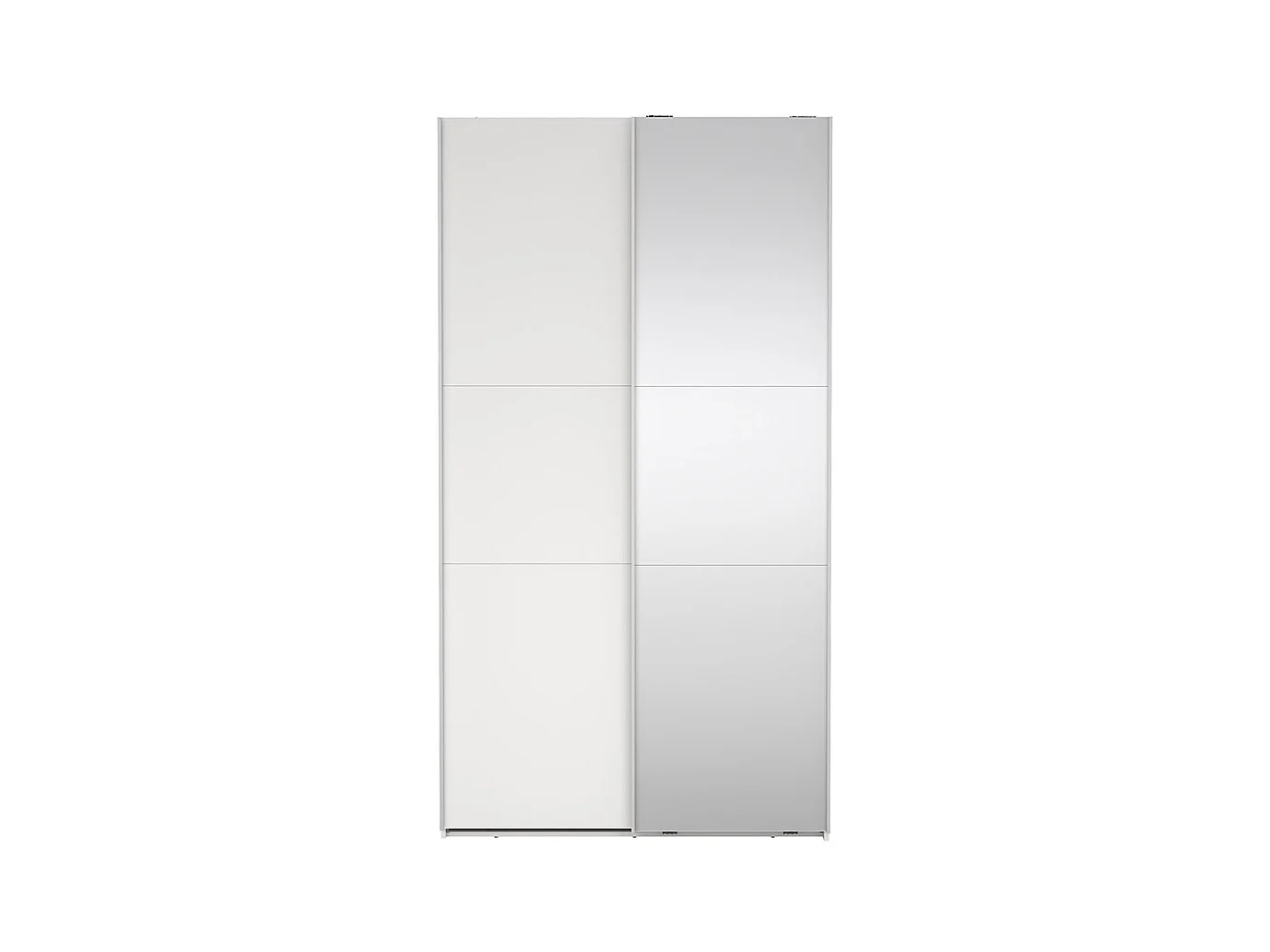 Como armoire coulissante 2 portes 120x220cm blanc.