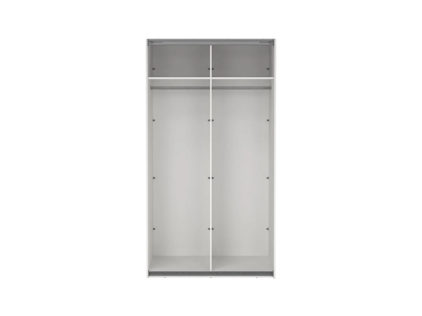 Como armoire coulissante 2 portes 120x220cm blanc.