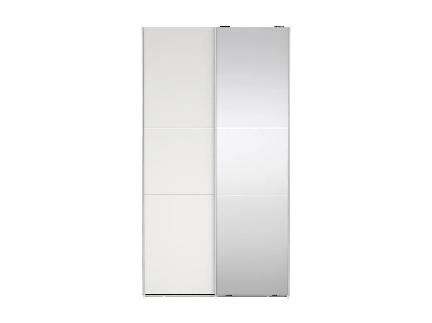 Como Schiebetürenschrank 2 Türen 120x220cm weiß.