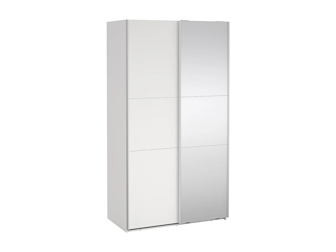 Como Schiebetürenschrank 2 Türen 120x220cm weiß.