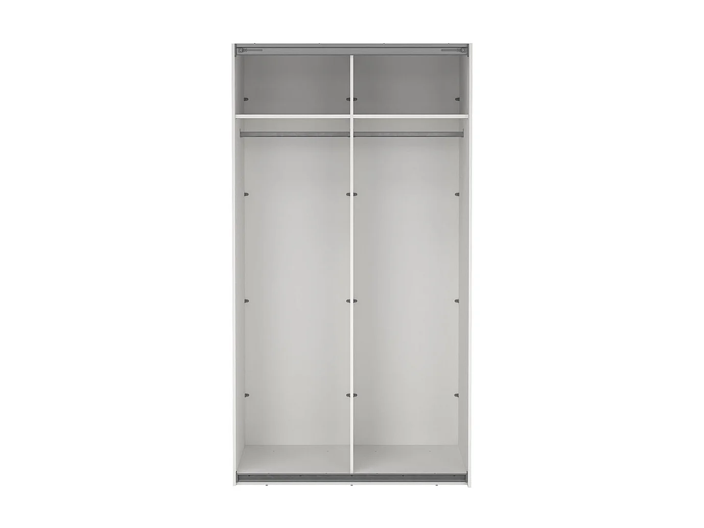 Como Schiebetürenschrank 2 Türen 120x220cm weiß.