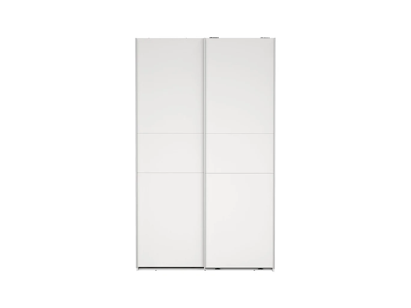 Como schuifdeurkast 2 deuren 120x200cm wit.