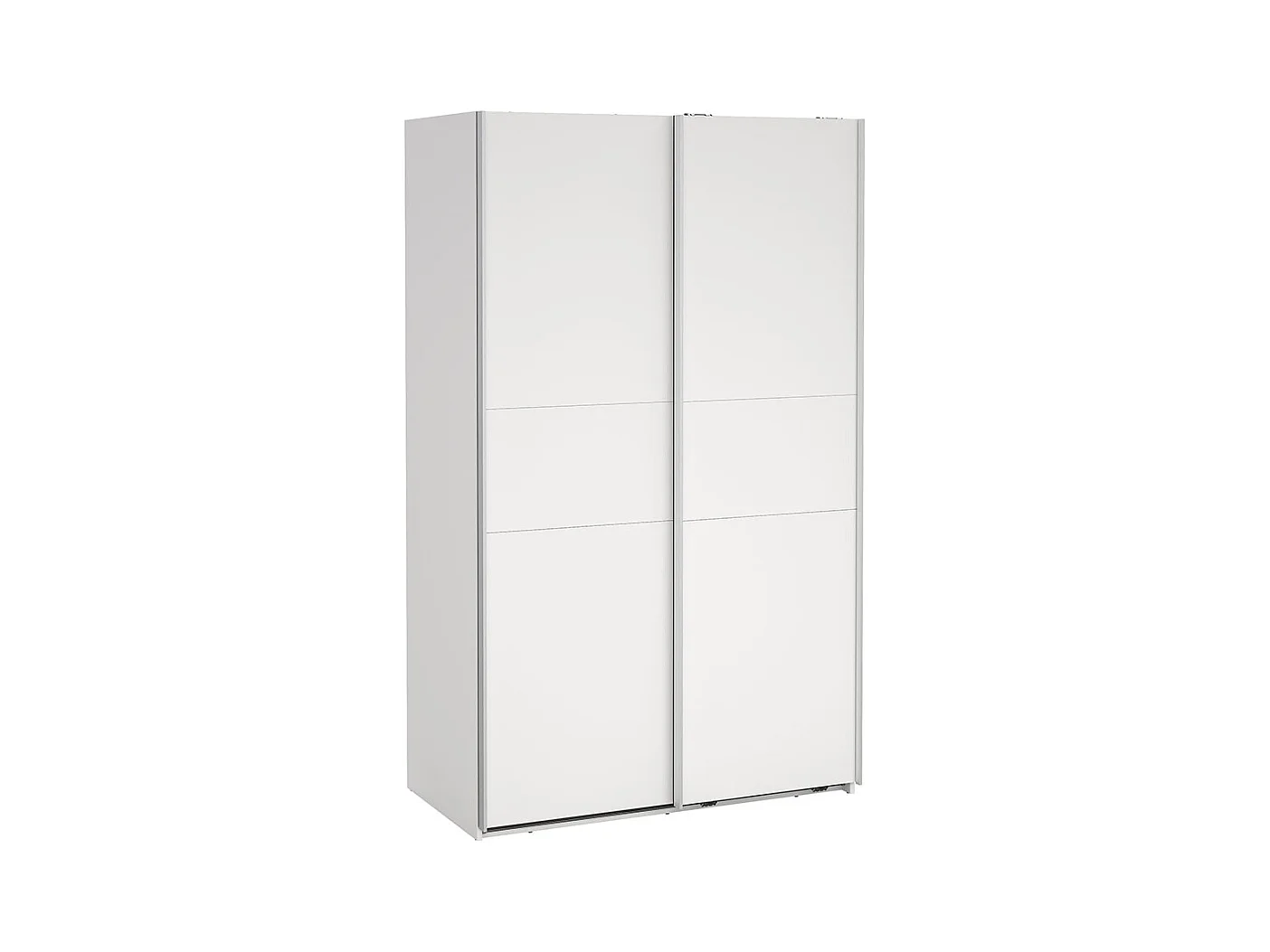 Como schuifdeurkast 2 deuren 120x200cm wit.