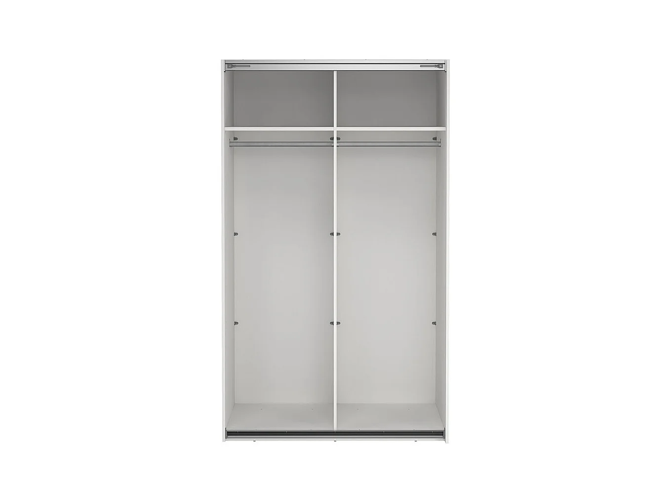 Como schuifdeurkast 2 deuren 120x200cm wit.