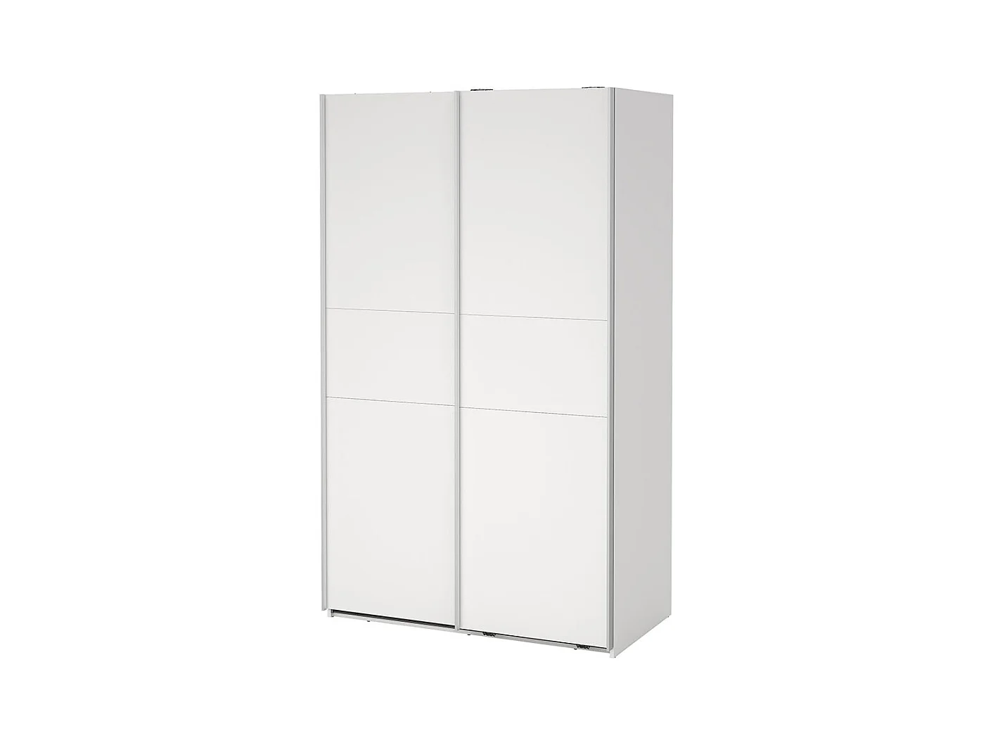 Como armoire coulissante 2 portes 120x200cm blanc.