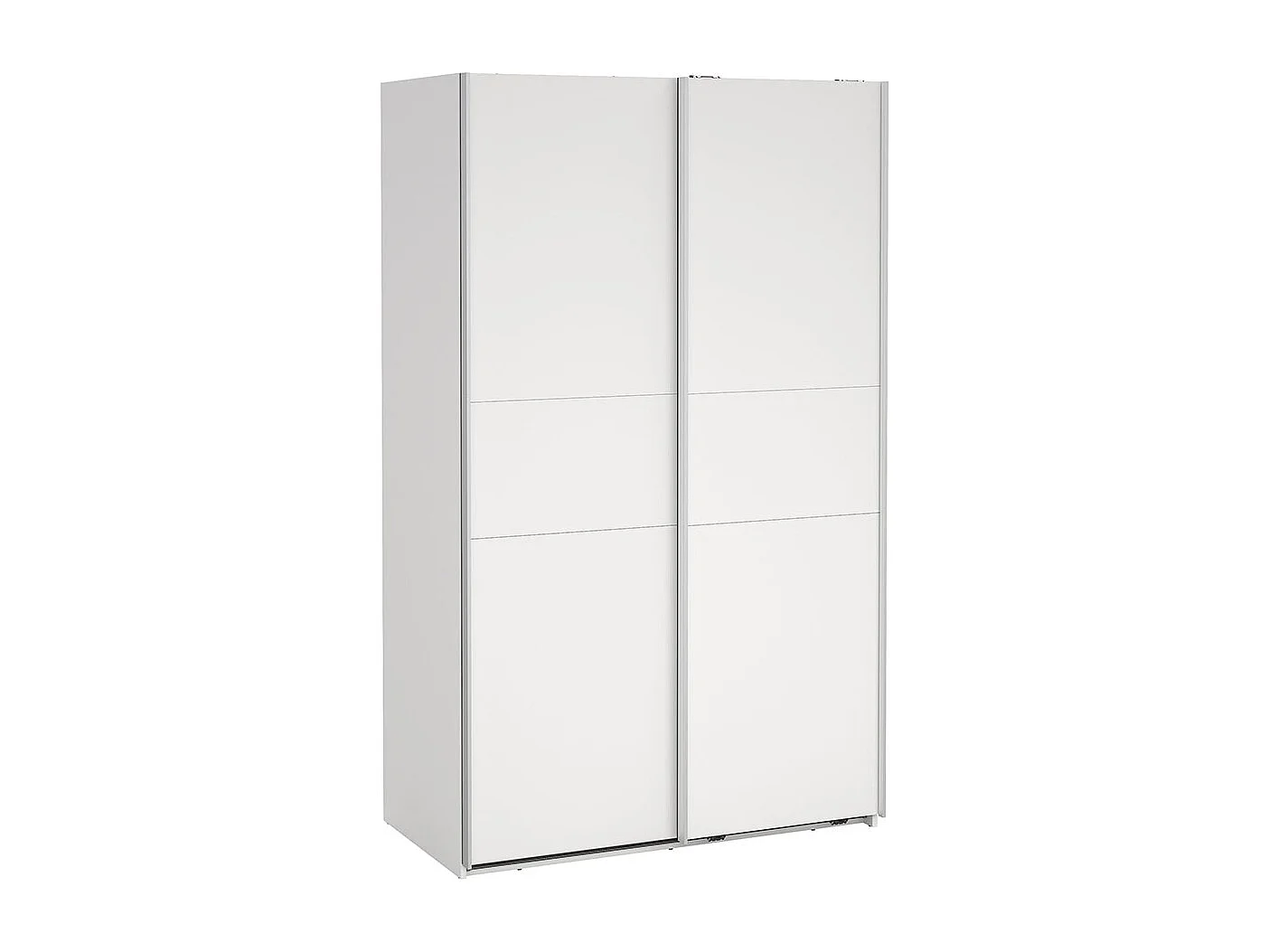 Como schuifdeurkast 2 deuren 120x200cm wit.