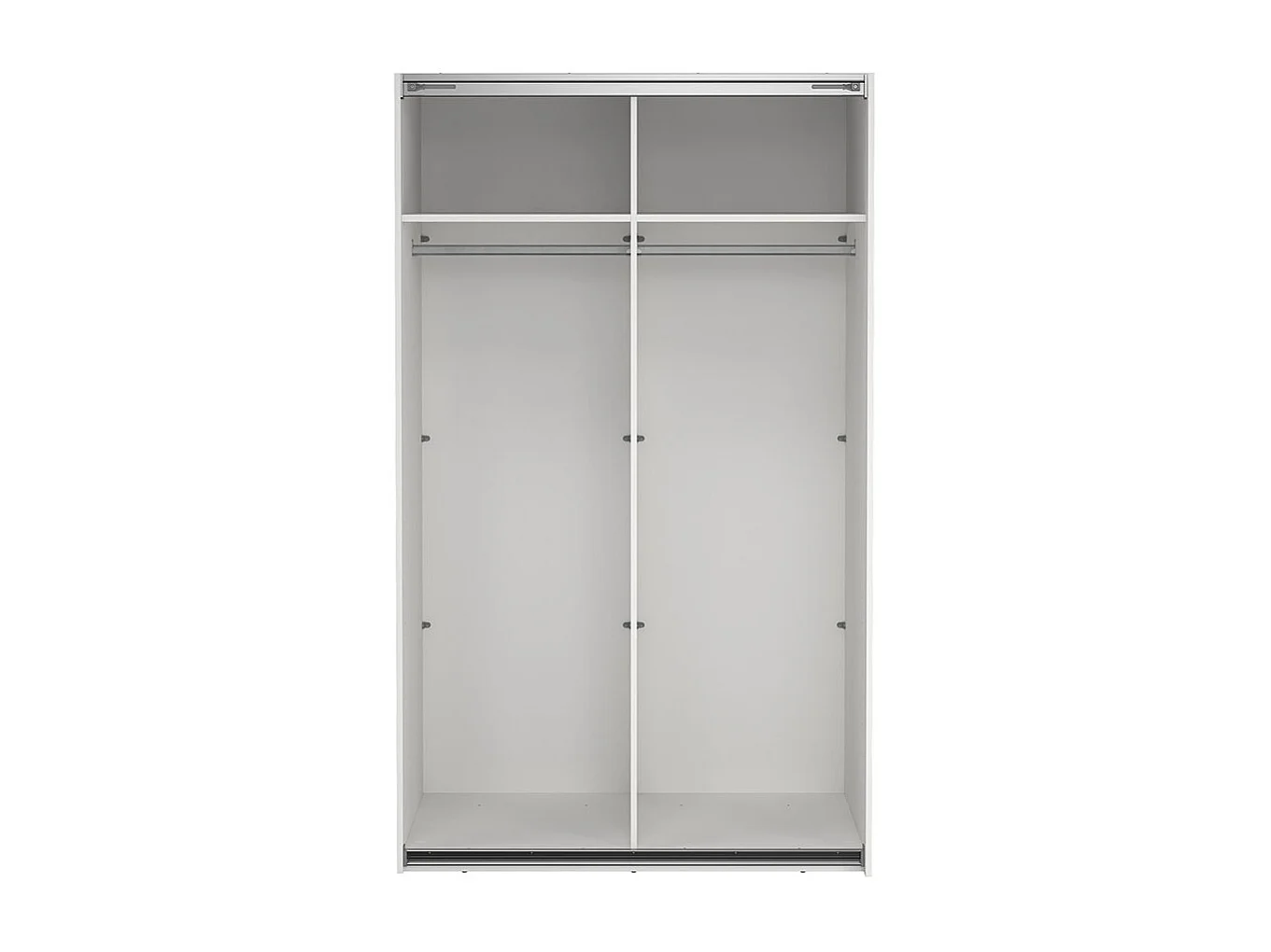 Como schuifdeurkast 2 deuren 120x200cm wit.