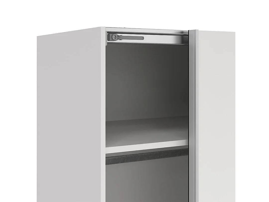 Como armoire coulissante 2 portes 180x220cm blanc.