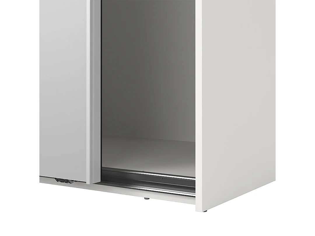 Como armoire coulissante 2 portes 180x220cm blanc.